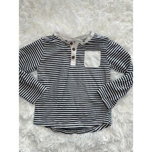 Jarvis Archer Boys Sz. 24 Month Striped Henley Tee. Cute, Soft